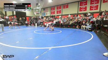 170 lbs Round Of 16 - Daniel Pittman, Coweta vs Hagen Remus, Bartlesville