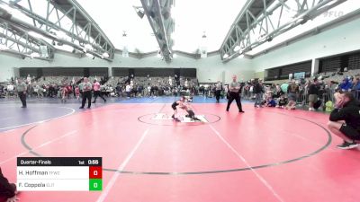 41-T lbs Quarterfinal - Harley Hoffman, Tinton Falls Wrestling Club vs Francis Coppola, Elite NJ