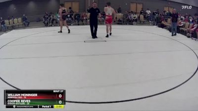 178 lbs Round 7 (8 Team) - William Moninger, Nebraska Red vs Cooper Reves, Kansas Rattlers