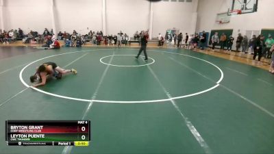 95 lbs Cons. Round 3 - Bryton Grant, Cody Wrestling Club vs Leyton Puente, CWC Thunder