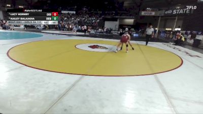 Girls 2A 110 lbs 3rd Place Match - Lucy Hornby, W. F. West (Girls) vs Kailey Balajadia, Bremerton (Girls)