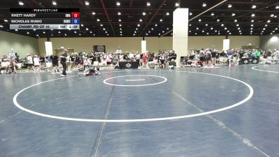 100 lbs Champ. Rd Of 16 - Rhett Hardy, Shelton Wrestling Academy vs Nicholas Rubio, Big Game Wrestling Club
