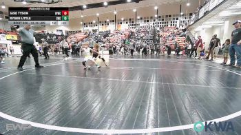 43-46 lbs Rr Rnd 1 - Jase Tyson, Verdigris Youth Wrestling vs Ryder Little, Salina Wrestling Club