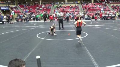 49 lbs Cons. Round 4 - Rein Meitler, Team Lightning Wrestling Club vs Grant English, Smoky Valley Wrestling Club