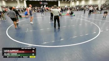 190 lbs Quarterfinal - Blaise Turner, Team Idaho Wrestling Club vs Lucas Albrecht, Beat The Streets Chicago-Oak Park