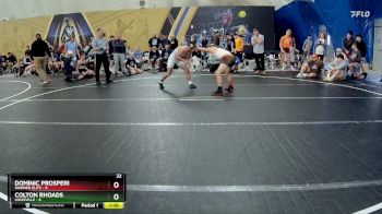 120 lbs Round 3 (8 Team) - Dominic Prosperi, Warner Elite vs Colton Rhoads, Louisville