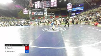 126 lbs Cons 32 #2 - Gavin Rangel, Oregon vs Presley Johnson, Missouri