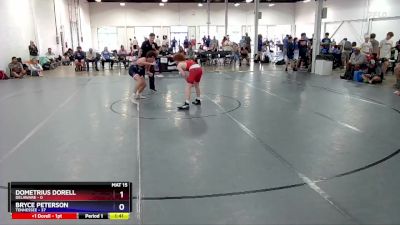 130 lbs Placement Matches (16 Team) - Dometrius Dorell, Delaware vs Bryce Peterson, Tennessee