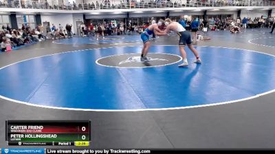 Elite 165 lbs Cons. Round 2 - Peter Hollingshead, Luther vs Carter Friend, Wisconsin-Eau Claire