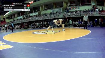 285 lbs Placement Matches (16 Team) - Isaac Clay, Cheyenne East vs Mason Hamby, Papillion-LaVista South