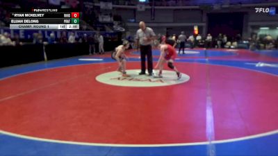 7A 106 lbs Champ. Round 1 - Ryan Mckelvey, Vestavia Hills vs Elijah Delong, Prattville