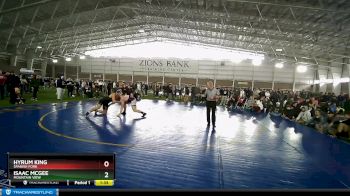 190 lbs Semifinal - Isaac McGee, Mountain View vs Hyrum King, Spanish Fork