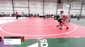 180 lbs Consi Of 4 - JJ Di Monte, MD vs KaiVone Cooks, WA