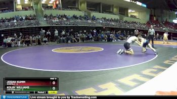 138 lbs Semis & Wb (16 Team) - Josiah Kumm, Norfolk vs Kolby Williams, Cheyenne East