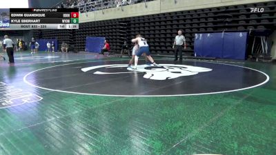 220 lbs Round Of 16 - Edwin Guandique, Oxon Hill vs Kyle Eberhart, Wyomissing