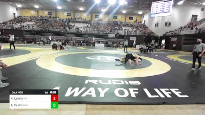 150 lbs Consi Of 16 #1 - Kai Lewis, Paul VI vs Aiden Crott, Brooks School