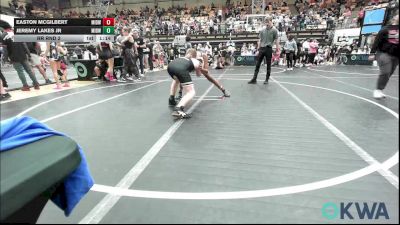 110-120 lbs Rr Rnd 2 - Easton McGilbert, Midwest City Bombers Youth Wrestling Club vs Jeremy Lakes Jr, Midwest City Bombers Youth Wrestling Club