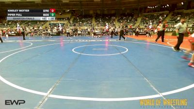 88 lbs Quarterfinal - Kinsley Motter, South Central Punisher Wrestling Club vs Piper Full, Mat Assassins