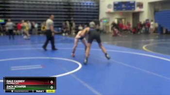 126 lbs Cons. Round 4 - Zach Schafer, ELMWOOD vs Dale Cassidy, Columbia City