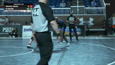 197 lbs Quarterfinal - Michael Beard, Lehigh vs Rj Moore, Franklin & Marshall