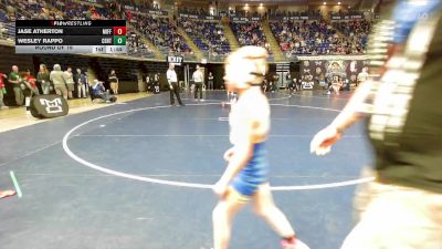 60 lbs Round Of 16 - Jase Atherton, Mifflin County vs Wesley Rappo, Central Bucks