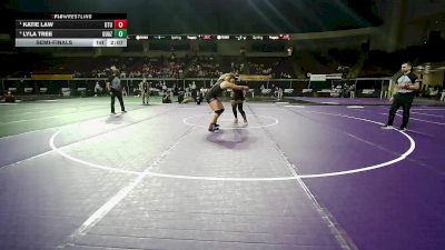 180 lbs Semifinal - Katie Law, Utah Tech (W) vs Lyla Tree, Ottawa - Arizona (W)