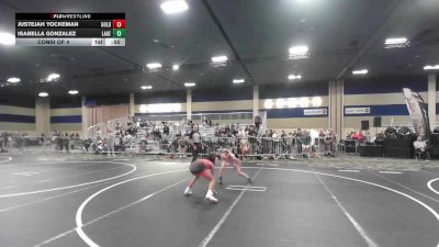 88 lbs Consi Of 4 - Justejah Yockeman, Golden Backs MRTC vs Isabella Gonzalez, Lake Stevens WC
