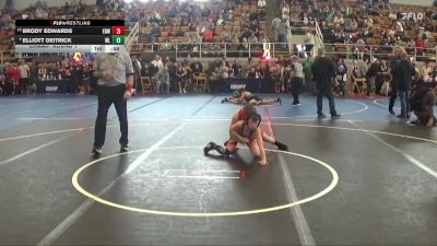 76 lbs Champ. Round 1 - Brody Edwards, Elida Bulldog Wrestling vs Elliott Deitrick, West Liberty
