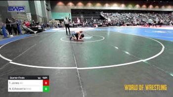 92 lbs Quarterfinal - Tyson Jones, Mad Dawg Wrestling Club vs Nathaniel Echavarria, Salem Elite Mat Club