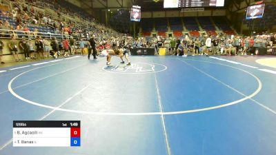 126 lbs Quarters - Brenden Jorden Agcaoili, NV vs Thomas Banas, IL