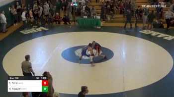 132 lbs Semifinal - Ethan Ford, North Andover vs Huy Nguyen, Braintree