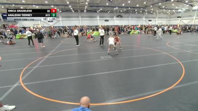 114 lbs Cons. Semi - Onica Gradeless, M3 Wrestling vs AnaLeigh Tierney, Unattached