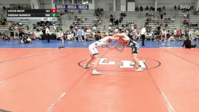 126 lbs Round Of 64 - Lucas Bach, Patton Trained Blue - HSB vs Keegan Barrick, TNWC Black - HSB