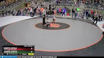 53 lbs Cons. Round 5 - Kaedyn Zavala, West Albany Mat Club vs Gabriel Garcia, Monroe Wrestling Club