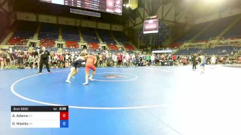 170 lbs Cons 64 #2 - Austyn Adams, Ohio vs Owen Wasley, Wisconsin