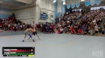 106 lbs Champ. Round 1 - Mason Catania, Salesianum vs Xavier Ramos, A.I. Dupont
