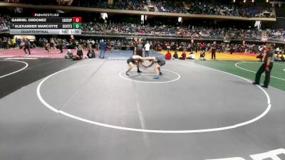 5A 175 lbs Quarterfinal - Alexander Marcotte, Corpus Christi Veterans Memorial vs Gabriel Ordonez, Lubbock Cooper