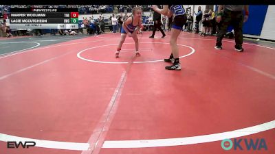 62-67 lbs Rr Rnd 5 - Harper Woolman, Tiger Trained Wrestling vs Lacie McCutcheon, Berryhill Wrestling Club