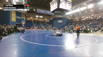 120 lbs 7th Place Match - Liam Davis, Lake Highland Preparatory School vs Ethan Michaels, Colts Neck