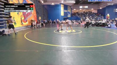 215 lbs Cons. Round 3 - Wyatt Seay, Amherst County vs Kyle Lindblad, Timberlane