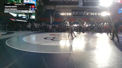 144 lbs Champ. Rd Of 64 - Hunter Heath, Illinois vs Dalin Mendell, Ohio