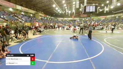 53 lbs Semifinal - Carter Shanley-Martinez, Steel City Reloaded vs James Devaul, Pikes Peak Warriors