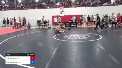 70 kg Round Of 32 - Brandon Cannon, Ohio Regional Training Center vs Daniel Cardenas, Bear Cave Wrestling Club