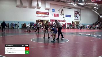 133 lbs Round Of 32 - Zach Wright, Unattached vs Tj England, Clarion - Unatt