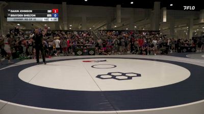 79 kg Champ. Rd Of 32 - Dajun Johnson, Ranger Wrestling Club vs Brayden Shelton, Missouri Valley