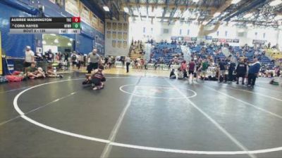 135 lbs Cons. Round 3 - Cora Hayes, NORTH FORT MYERS HIGHSCHOOL vs Aubree Washington, Pinellas Park High