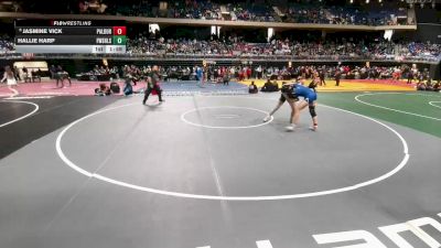 5A 152 lbs Semifinal - Jasmine Vick, Amarillo Palo Duro vs Hallie Harp, Fort Worth South Hills