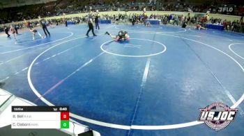 132 lbs Consi Of 8 #2 - Brendan Bell, R.A.W. vs Connor Claborn, Marlow Outlaws