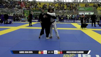 Angelo Dequan Claiborne vs Gabriel Silva Costa 2025 Brasileiro Jiu-Jitsu IBJJF