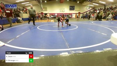 61 lbs Final - Kendall Dean, Morris Wrestling Association vs Demitri Strange, Woodland Wrestling Club